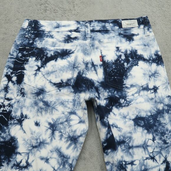 Levi's 524 Jeans Junior's Size 9M Low-Rise Superlow Straight Denim 32" Inseam - Picture 15 of 16